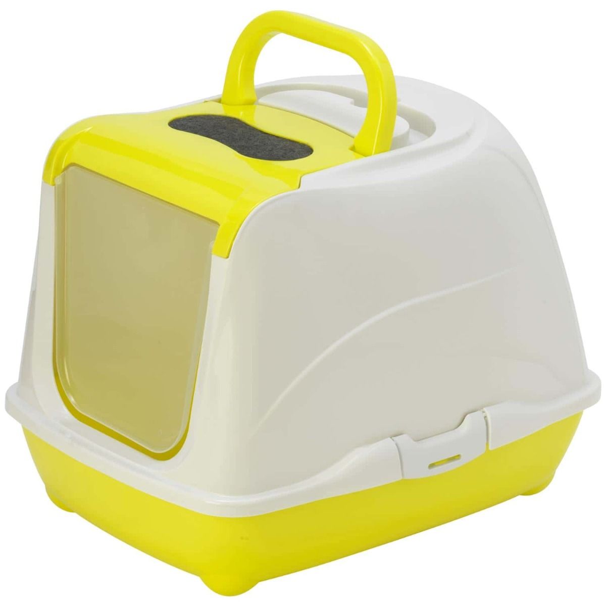Flamingo Loki Hawai Cat Litter Box | High-Sided Cat Litter Tray with Scoop