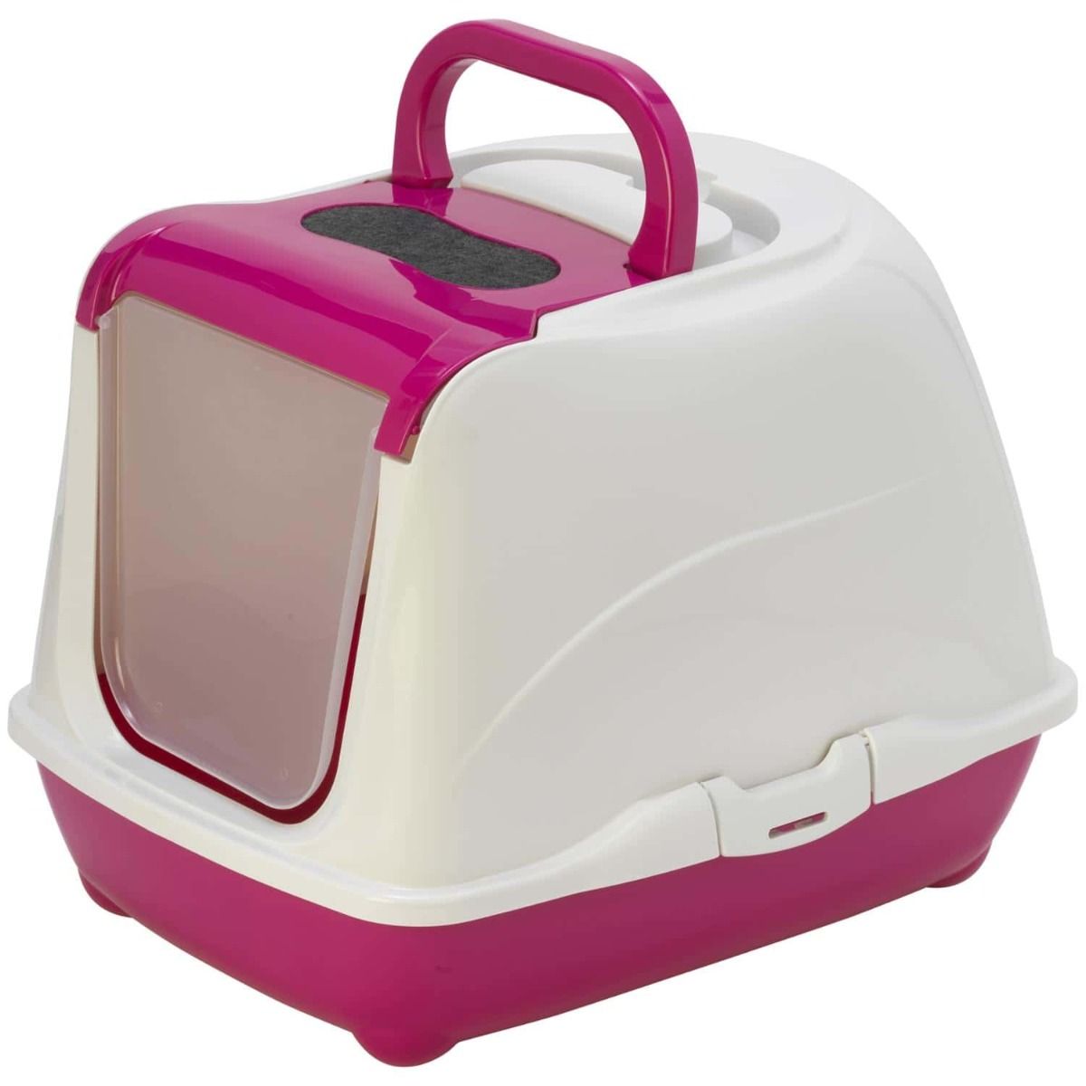 Flamingo Loki Hawai Cat Litter Box | High-Sided Cat Litter Tray with Scoop