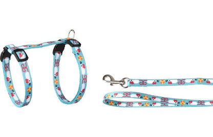 Flamingo Arwen Mouse Print Cat Harness & Leash | Adjustable Cat Harness with Mouse Design