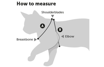 Flamingo Arwen Mouse Print Cat Harness & Leash | Adjustable Cat Harness with Mouse Design