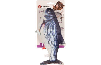 Flamingo Flounder Moving Fish Electronic Cat Toy 29cm | Motion-Activated Cat Toy