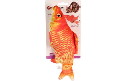 Flamingo Flounder Moving Fish Electronic Cat Toy 29cm | Motion-Activated Cat Toy