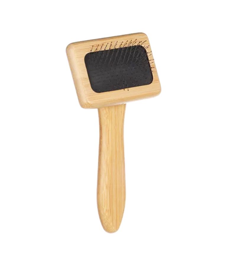 Flamingo Slicker Brush Babu Smooth & Shiny Cat Brush | Eco-Friendly Detangling Brush for Cats