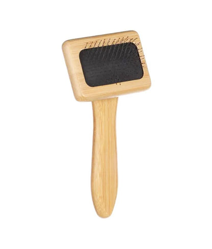 Flamingo Slicker Brush Babu Smooth & Shiny Cat Brush | Eco-Friendly Detangling Brush for Cats