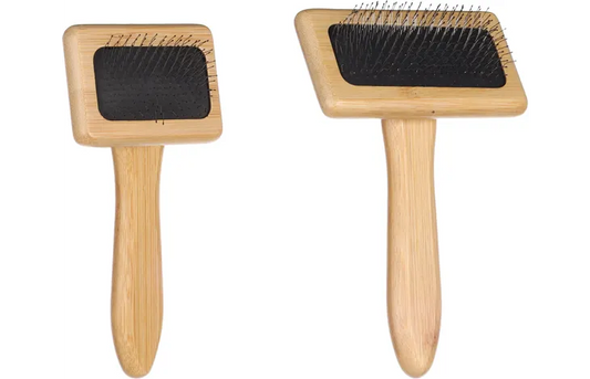 Flamingo Slicker Brush Babu Smooth & Shiny Cat Brush | Eco-Friendly Detangling Brush for Cats