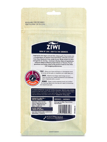 ZIWI Peak Venison Lung & Kidney Dog Treats 60g