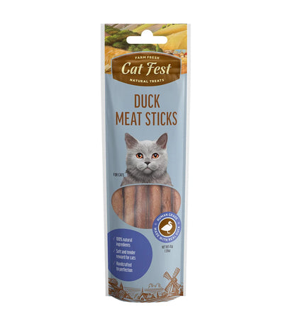 Cat Fest Meat Sticks Duck For Cat 45g | Slow-Baked Natural Duck Treats for Cats