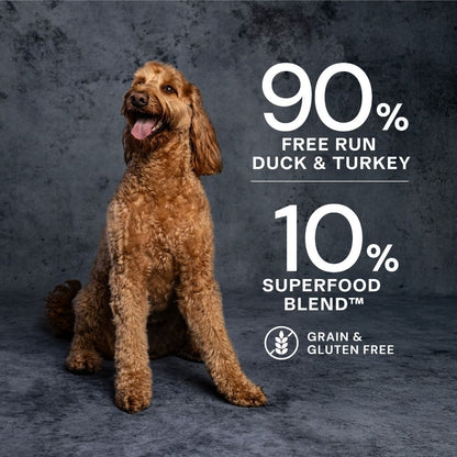 AATU Duck & Turkey Wet Dog Food | 90% Duck & Turkey | Grain-Free | 400g