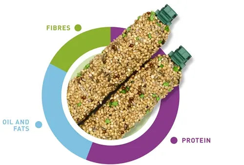 Padovan Stix Herbs Cocorite 80g | Herb-Infused Seed Sticks for Budgies