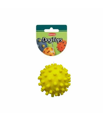 Padovan Thick Point Ball Dog Toy Medium Ø8.5cm | Rubber Ball for Dogs