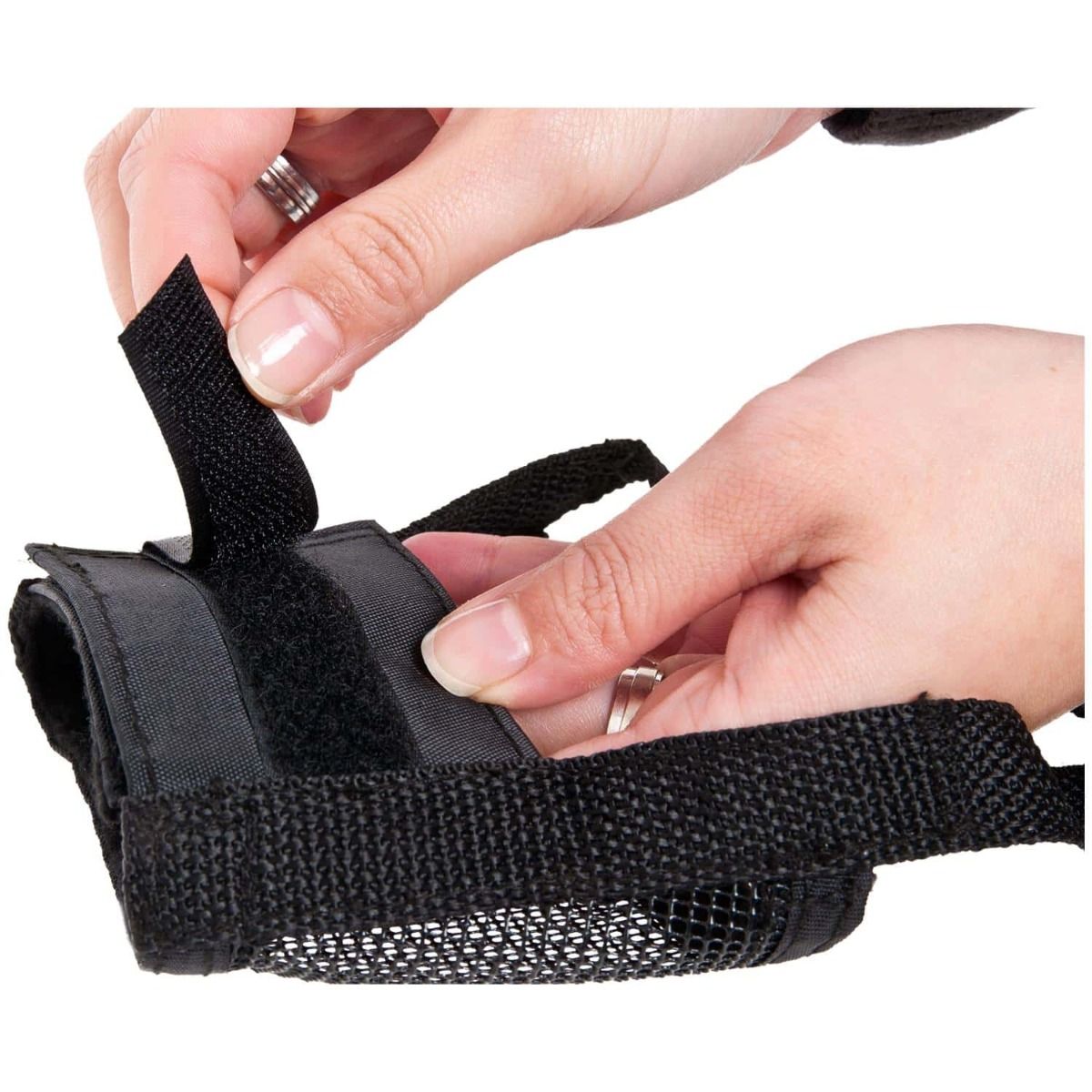 Flamingo Teddie Mesh Dog Muzzle | Soft, Breathable & Adjustable for Safe, Comfortable Control
