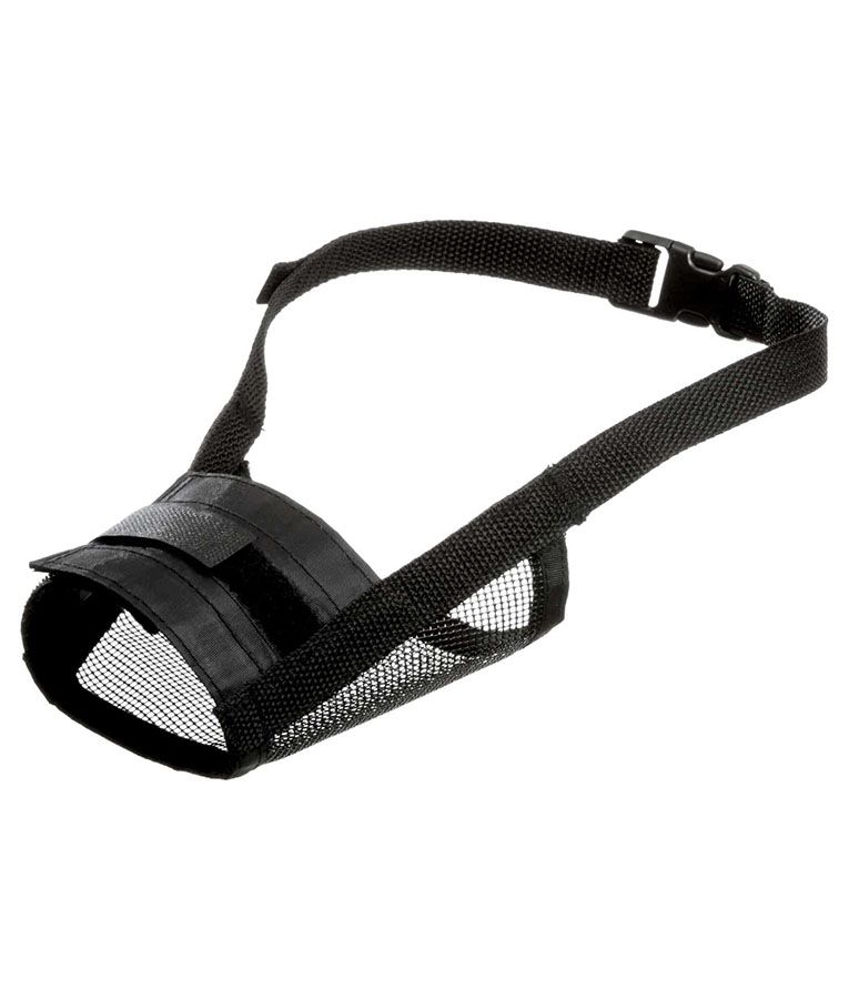 Flamingo Teddie Mesh Dog Muzzle | Soft, Breathable & Adjustable for Safe, Comfortable Control
