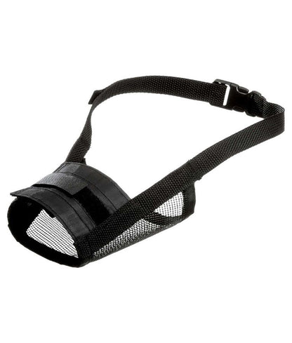 Flamingo Teddie Mesh Dog Muzzle | Soft, Breathable & Adjustable for Safe, Comfortable Control