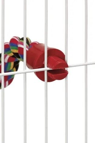 Flamingo Twister Perch Cotton Bird Bar | Flexible & Bendable Bird Perch for Cage