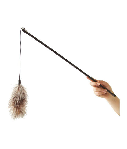 Flamingo Feather Boa Wand Cat Toy | Interactive Cat Dangler with Boa Feathers