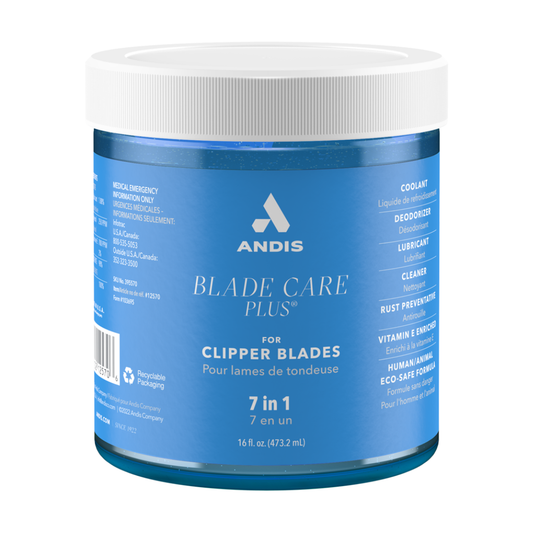 Andis Blade Care Plus® Dip Jar 16oz | Professional Clipper Blade Cleaner & Disinfectant (12 Count Case)