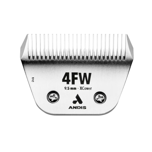 Andis CeramicEdge® #4FW XCover Wide Blade | Professional Wide Detachable Clipper Blade | 9.5mm Replacement Blade for Dog & Cat Grooming