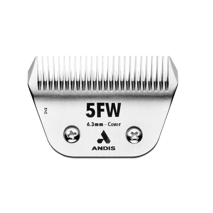 Andis CeramicEdge® #5FW Wide Detachable Blade | Professional Clipper Blade | 6.3mm Replacement Blade for Dog & Cat Grooming