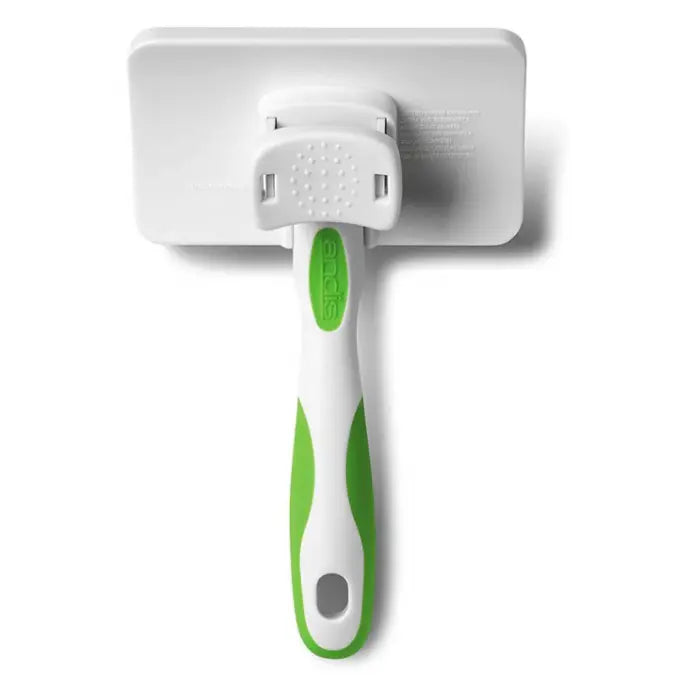Andis Self-Cleaning Slicker Brush | Professional Dog & Cat Grooming Brush | Removes Loose Hair, Mats & Tangles