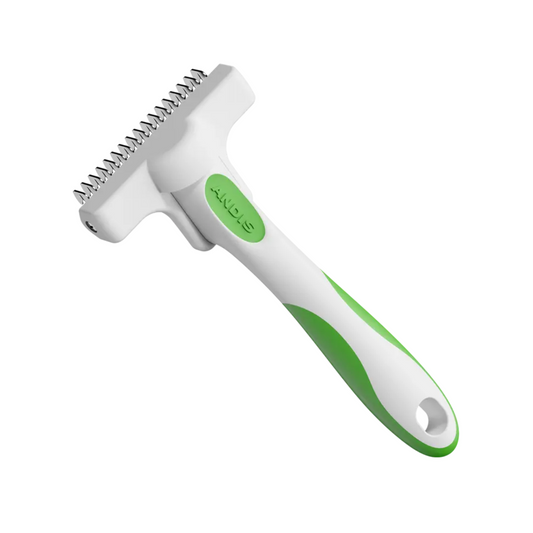Andis Deshedding Tool 6.25" | Professional Dog & Cat Grooming Brush | Removes Loose Hair, Undercoat & Reduces Shedding