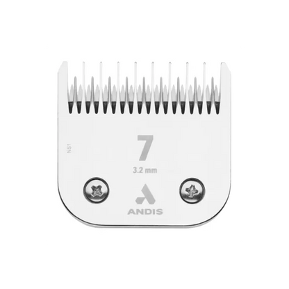 Andis UltraEdge® Detachable Blade Size 7 Skip Tooth | 3.2mm Professional Pet Grooming Clipper Blade