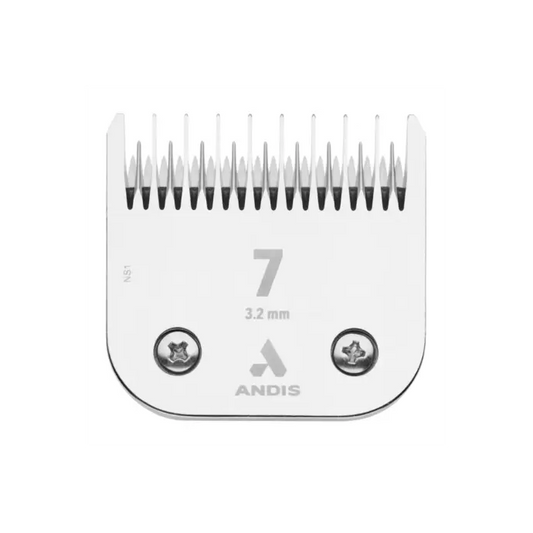 Andis UltraEdge® Detachable Blade Size 7 Skip Tooth | 3.2mm Professional Pet Grooming Clipper Blade