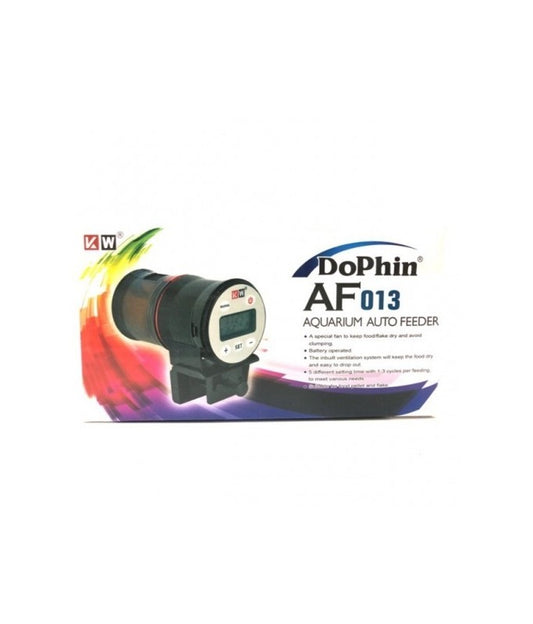 KW Zone DoPhin Auto Feeder | Automatic Aquarium Fish Feeder | Programmable Feeding System for Fish Tanks