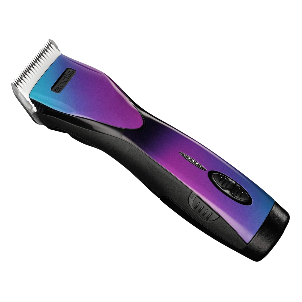 Andis Pulse ZR II Purple Galaxy Limited Edition Clipper | 5-Speed Cordless Detachable Blade Pet Grooming Clipper