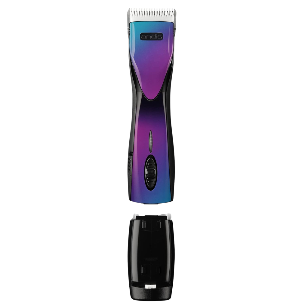 Andis Pulse ZR II Purple Galaxy Limited Edition Clipper | 5-Speed Cordless Detachable Blade Pet Grooming Clipper