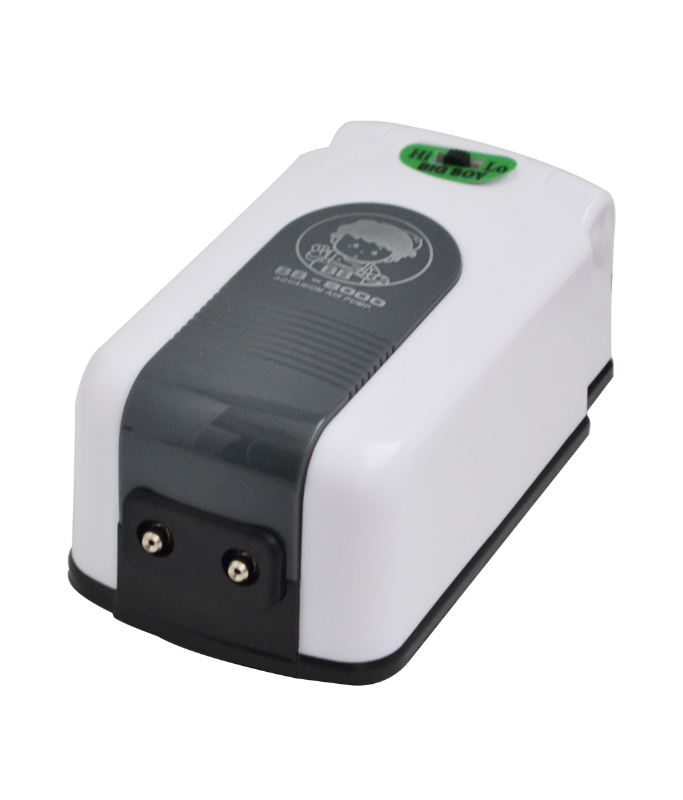 KW Zone Big Boy BB-8000 Double Outlet Air Pump | 3.35W Aquarium Oxygen Pump | 220–240V/50Hz