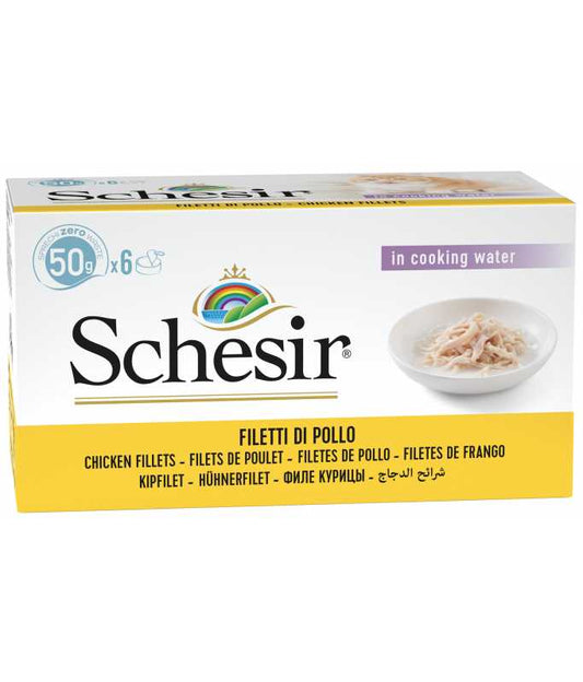 Schesir Cat Multipack Can Chicken with Pumpkin-6x50g[Weight - 6x50g]
