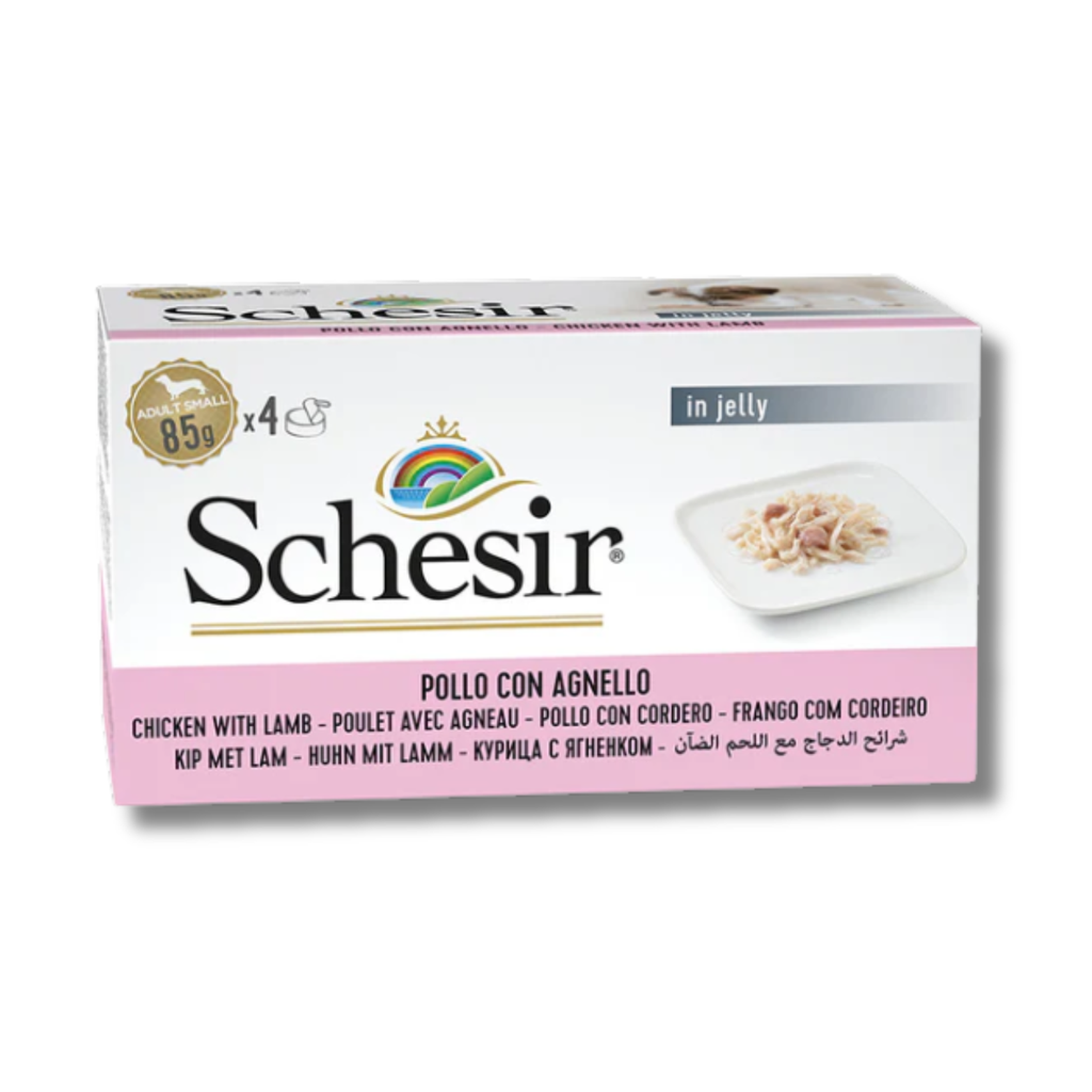 Schesir Dog Wet Food-Chicken Fillets With Lamb | Weight - 340g