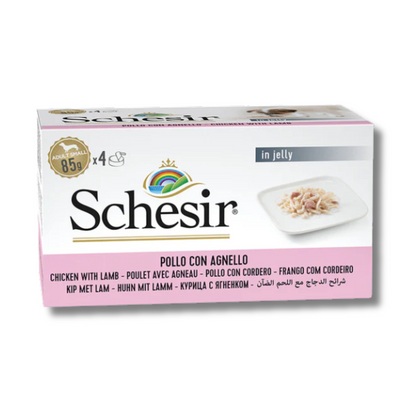 Schesir Dog Wet Food-Chicken Fillets With Lamb | Weight - 340g