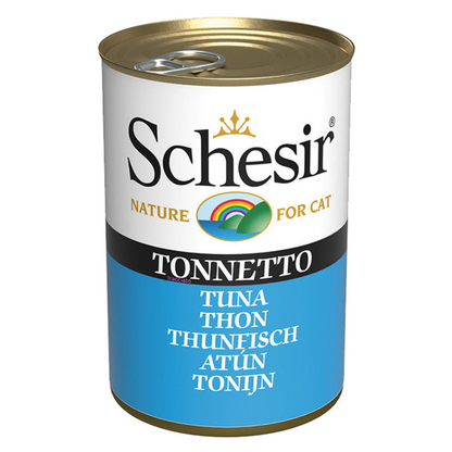 Schesir Cat Wet Food Tuna | Adult Cat | Complementary | Natural Ingredients | 140g