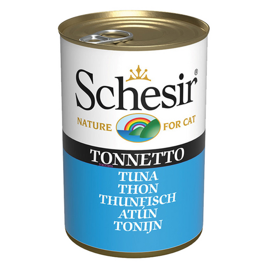 Schesir Cat Wet Food Tuna | Adult Cat | Complementary | Natural Ingredients | 140g