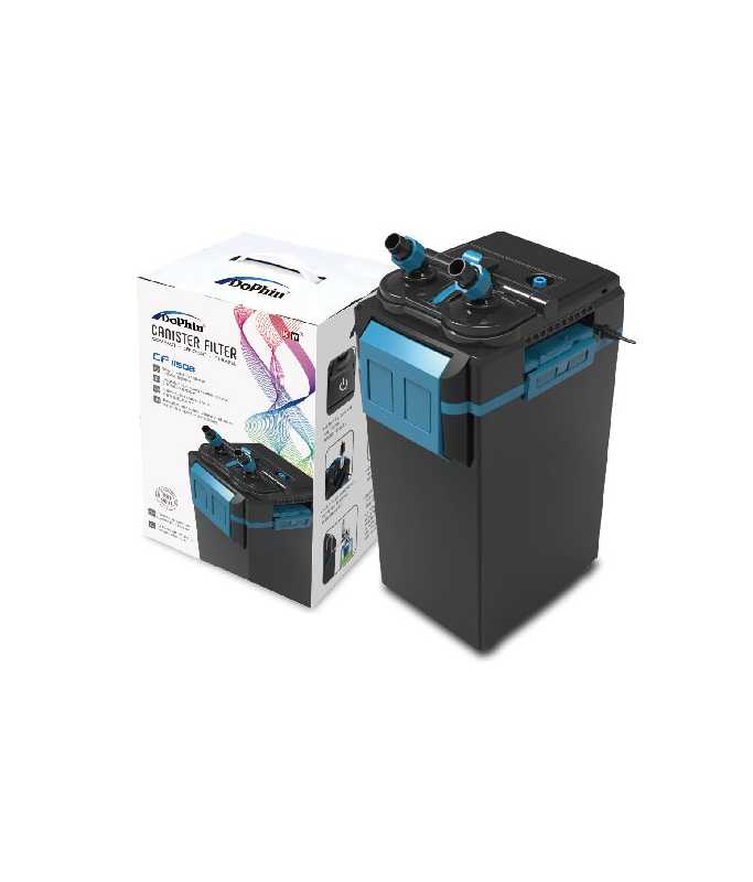KW Zone DoPhin CO₂ Canister Filter | 220–240V/50Hz | External Aquarium Filter with Common Priming System