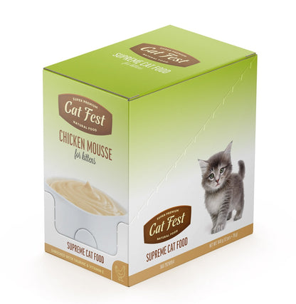 Cat Fest Chicken Mousse For Kittens 70g [MOQ:12pcs]