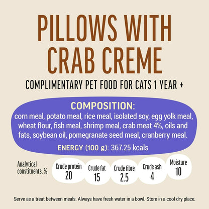 Cat Fest Pillows With Crab Cream[Weight - 30g]