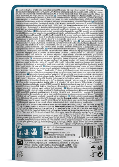 Cat Fest Salmon with Octopus in Tender Jelly For Cats | Premium Seafood Cat Food (70g/12x70g)