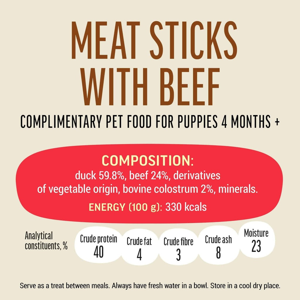 Dog Fest Beef Stick With Colostrum 45g | Colostrum-Enriched Puppy Treats