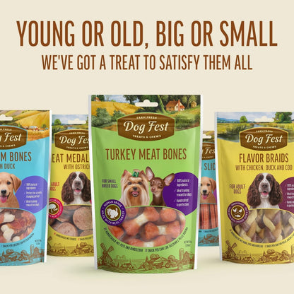 Dog Fest Beef Meat Sticks For Adult Dogs 45g | Soft Beef Jerky Sticks