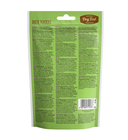 Dog Fest Duck Tenders For Mini-Dogs 55g | Handcrafted Duck Jerky for Small Breeds