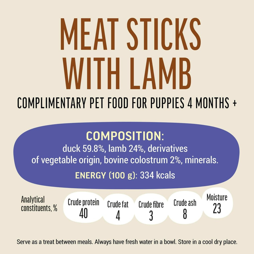 Dog Fest Lamb Stick With Colostrum 45g | Immune-Boosting Puppy Treats