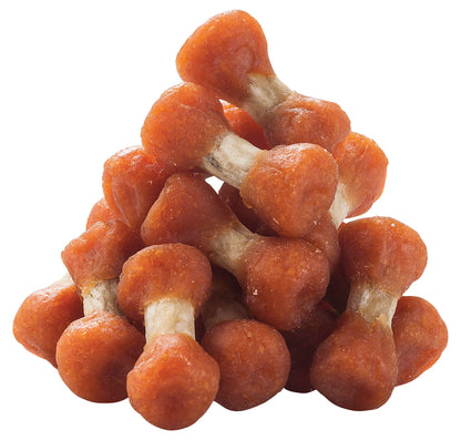 Dog Fest Turkey Meat Bones For Small Breeds 55g | Turkey-Covered Chew Bones for Small Dogs