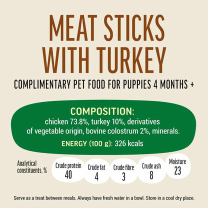 Dog Fest Turkey Stick With Colostrum 45g