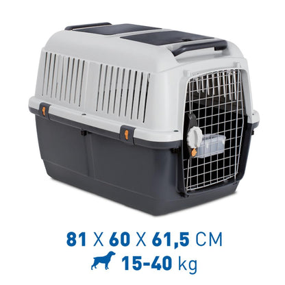 Duvo+ Bracco IATA Travel Crate | Eco-Friendly Pet Carrier for Air & Car Travel