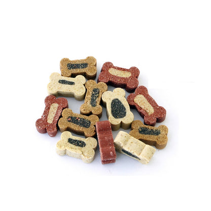 Duvo+ Chews! Bone Mix Lamb 500g | Crunchy Lamb-Flavored Dog Bones