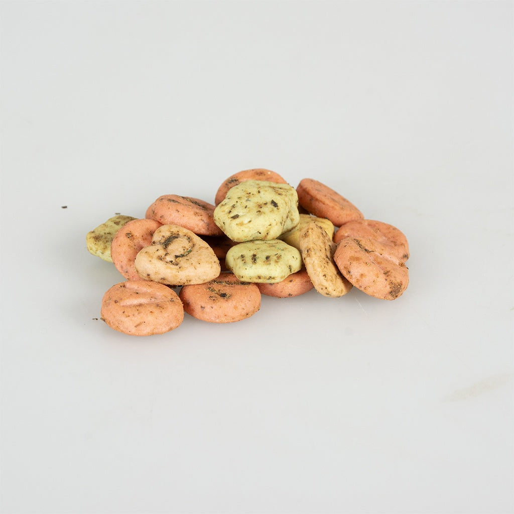 Duvo+ Chicken & Salmon Biscuit Mix for Cats 50g | Variety Cookie Mix with Vitamin E