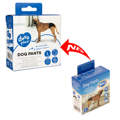 Duvo+ Dog Pants L 40-49cm | Hygienic Heat Cycle Pants for Female Dogs