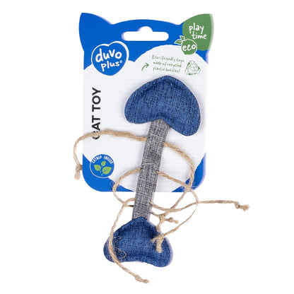Duvo+ ECO Navy Fish Bone & Catnip 14,5x5x1cm Multicolour | Recycled Cat Toy